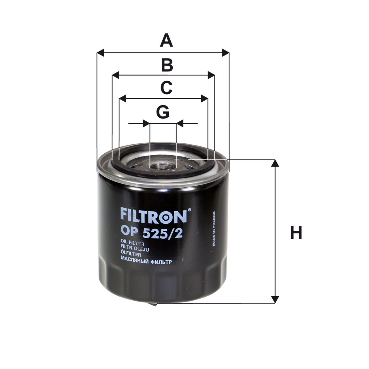 Product Image OP525/2_FILTRON