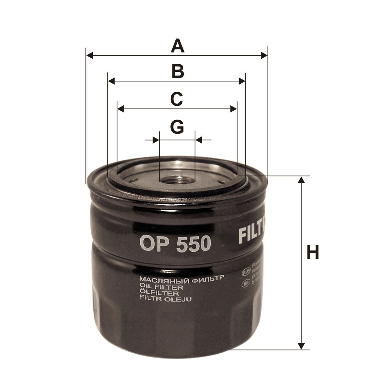 Product Image OP550_FILTRON