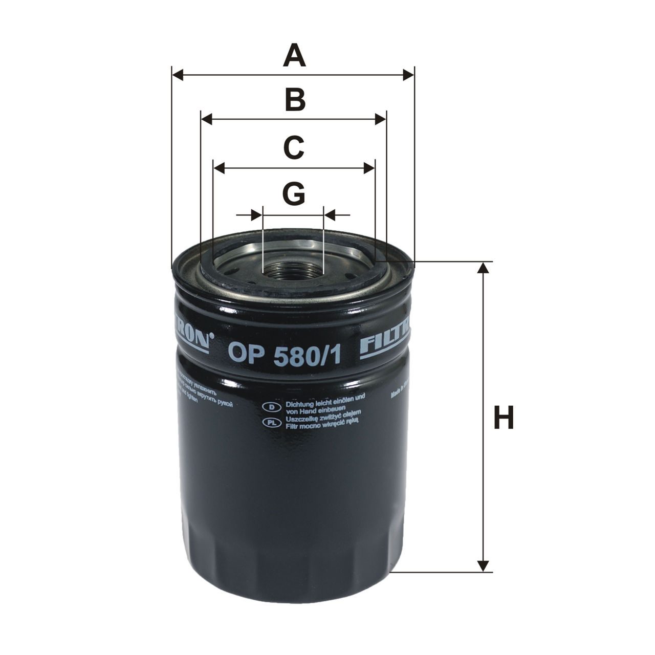 Product Image OP580/1_FILTRON