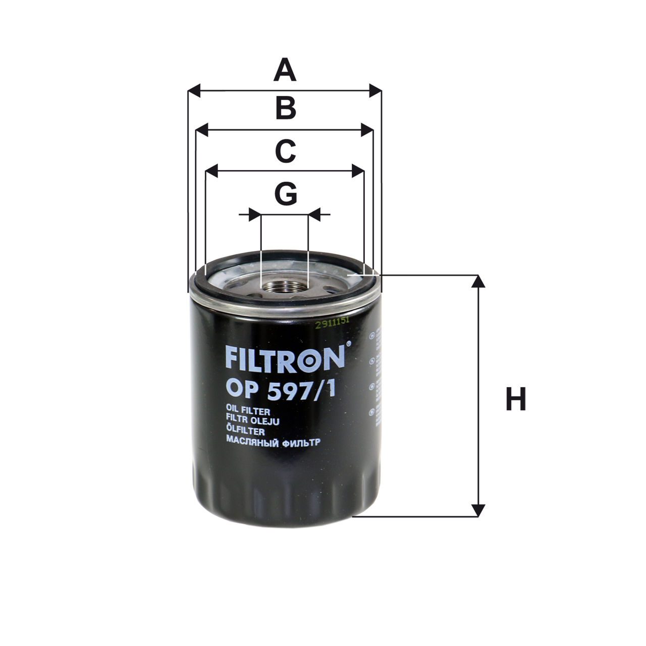 Product Image OP597/1_FILTRON