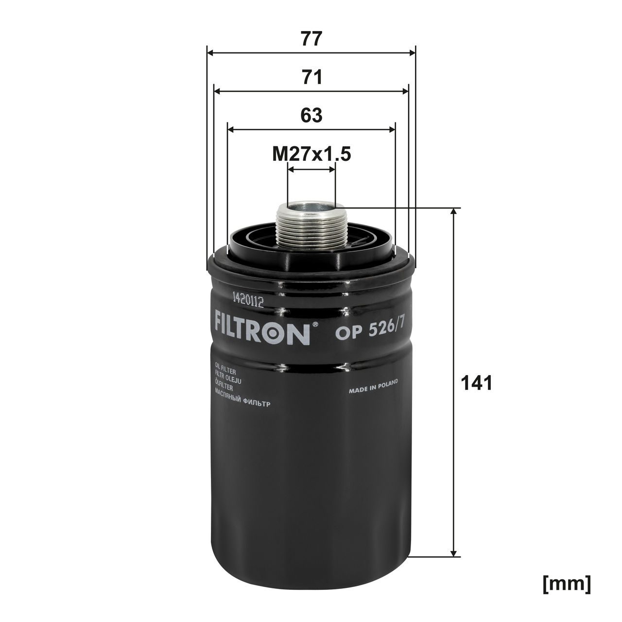 Product Image OP526/7_FILTRON