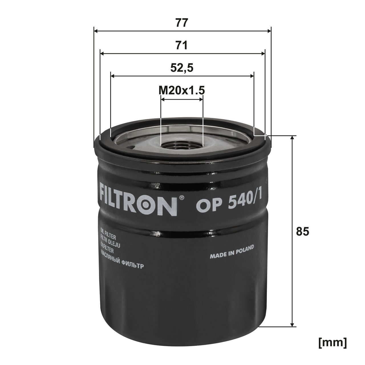 Product Image OP540/1_FILTRON