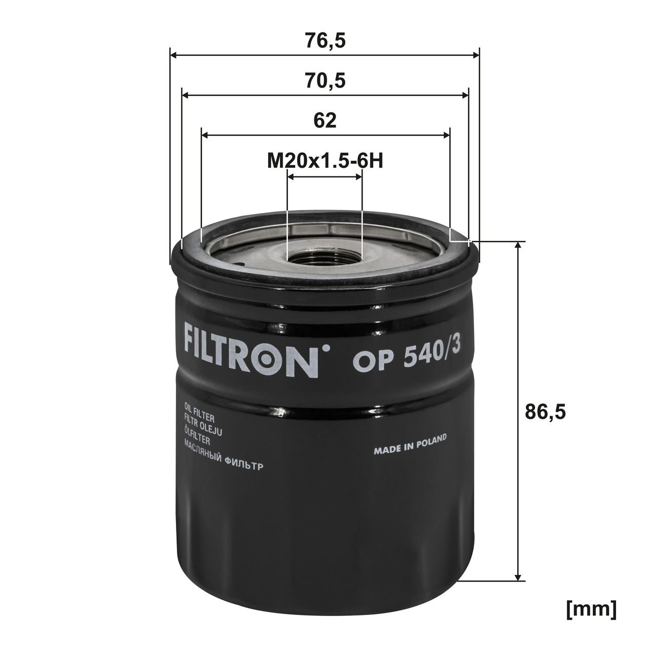 Product Image OP540/3_FILTRON
