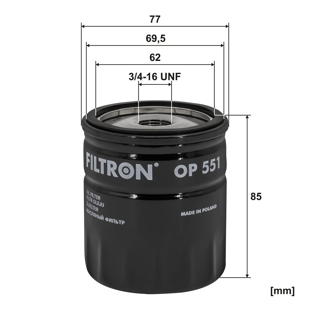 Product Image OP551_FILTRON