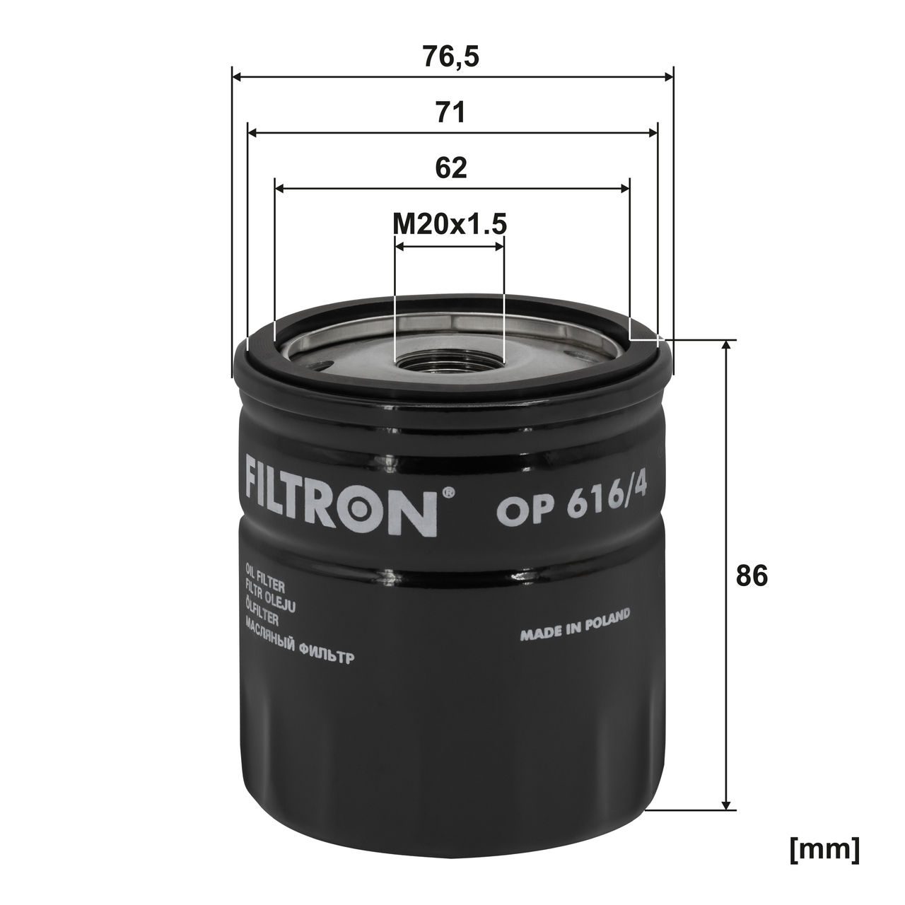 Product Image OP616/4_FILTRON