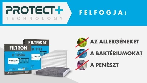 A PROTECT+ technológia plusz védelmet nyújt.