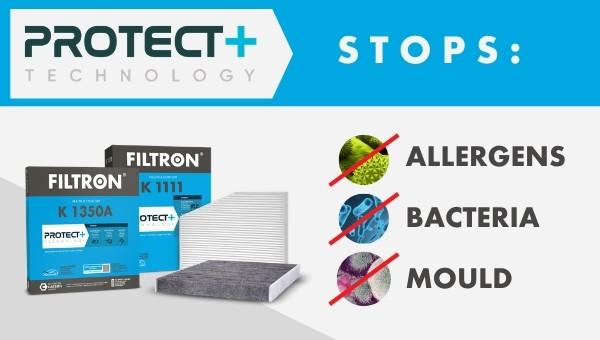 The PROTECT+ technology provides additional protection