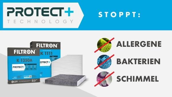 Die PROTECT+ Technologie bietet zusätzlichen Schutz