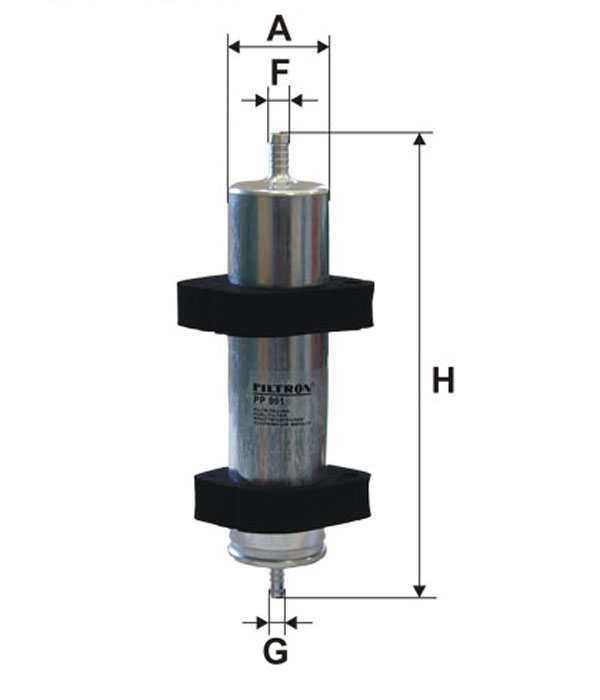 Фильтр топливный (Audi) Filtron PP991 аналог 8K0127400A/8T0127401A